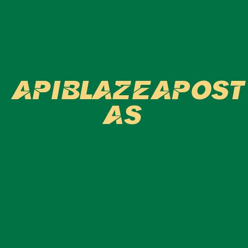 Logo da APIBLAZEAPOSTAS